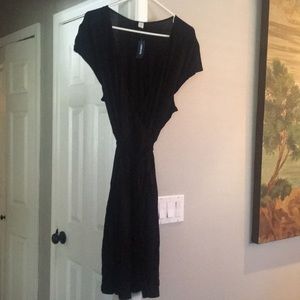 Black Wrap Dress
